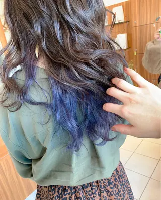 カラー ヘアアレンジ 白髪女性専門店竹内 涼乃のヘアスタイル