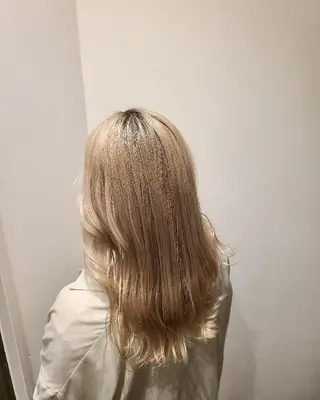 セミロング カラー 木村 直哉のヘアスタイル