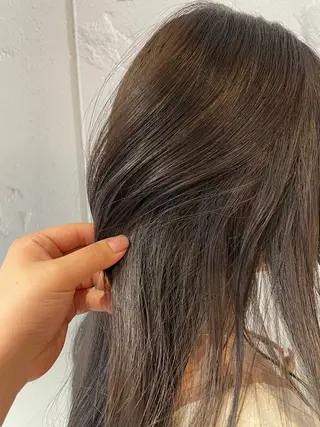 ミディアム カラー レイヤー×初 パーマ|hinakoのヘアスタイル