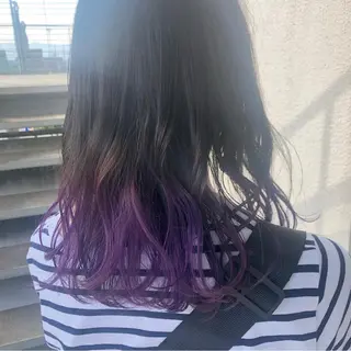 ロング カラー 小森 樹奈のヘアスタイル