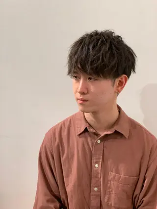 ショート パーマ メンズ ✨ハイライトの達人 ボブ/ショート/雪下のヘアスタイル