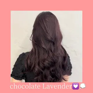 ロング カラー aoi/暖色カラー/ プツッとボブ🎀のヘアスタイル