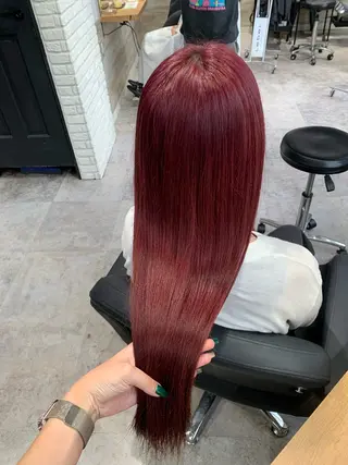 ロング shes茶屋町アリサ 🎀顔周り×韓国風のヘアスタイル