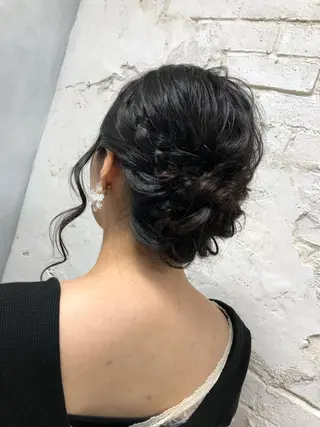 セミロング ヘアアレンジ ✨ブリーチ特化✨ 💚Acchon💚のヘアスタイル