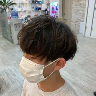 ショート パーマ メンズ シャドウパーマ/ メンズ/KENTAのヘアスタイル