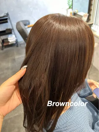 セミロング プルエクステ/インナ ーカラー🦊はるなのヘアスタイル