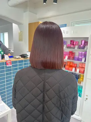 ミディアム 田中 愛梨のヘアスタイル