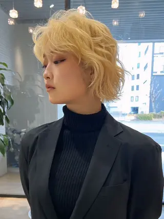 ショート 名古屋カラーモデル SOLAのヘアスタイル