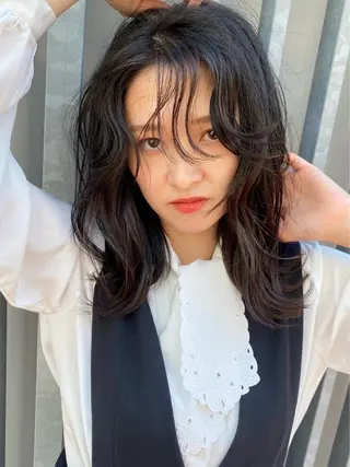 ミディアム ボブ/レイヤー/透明 感カラー/dai🌿のヘアスタイル