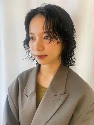 ミディアム 🎀暖色カラー 西川芽依🎀のヘアスタイル