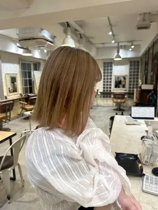 ミディアム カラー 似合わせ/ハイトーン ✂︎ゆーぴ✂︎のヘアスタイル