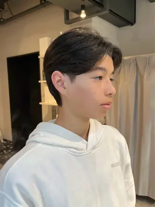 ショート メンズ ベージュ/グレージュ 恵比寿/丸山陽平のヘアスタイル