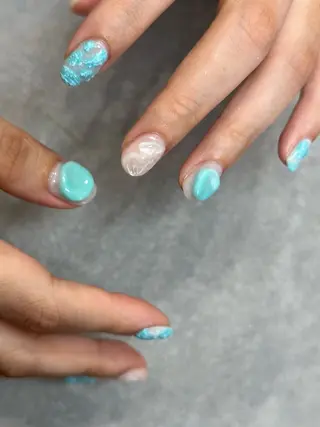 ネイル kiii.__ ✴︎*のネイルデザイン