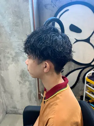 パーマ メンズ ⚡️メンズパーマ特化 mens支持◎/忠地のヘアスタイル