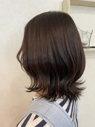 ミディアム カラー 巻ける縮毛矯正✨ 木下晴一朗✨のヘアスタイル