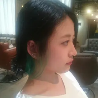 ミディアム カラー 田邉 俊和のヘアスタイル