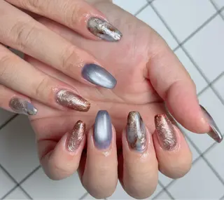 ロング 上田 風香のネイルデザイン