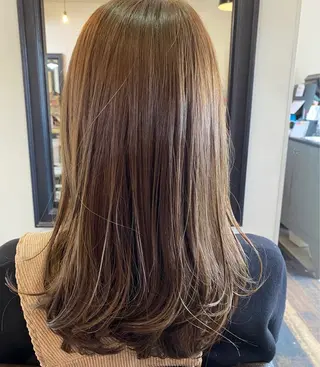 ロング カラー DEN🐾 カワハラのヘアスタイル