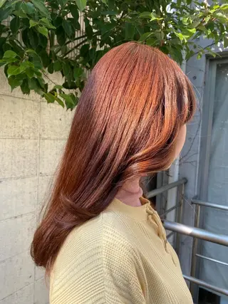 セミロング カラー les baladins du miroir所属・🍃YURI 🍃のヘアスタイル