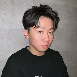カラー パーマ メンズ 早川 翔夢のヘアスタイル