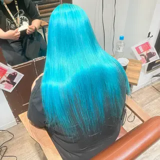 ロング カラー Blanche by artina川崎店所属・ゆう🫧 透明感/ハイトーンのヘアスタイル