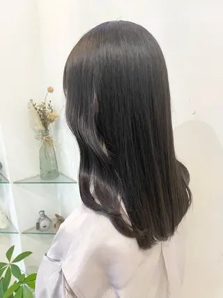 ロング カラー 髪質改善カラー🤍 エクステ✨君島由実子のヘアスタイル