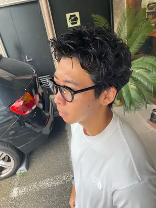 ショート メンズ 森田 雅治のヘアスタイル