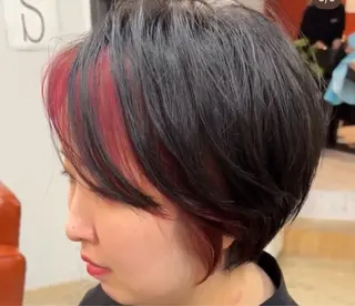 ミディアム カラー short only salon  TOSS所属・山下 芽のヘアスタイル