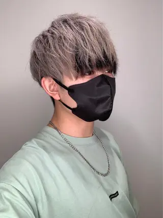 メンズ ENA💗NEXT /ハイトーンエクステのヘアスタイル