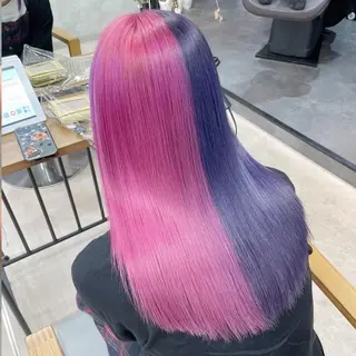 カラー 艶髪ハイトーン /RYUUKI/栄のヘアスタイル