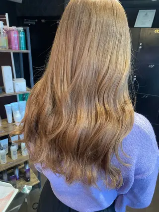 ロング カラー 💞暖色カラー 💞risaのヘアスタイル