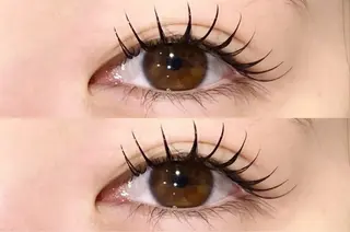 マツエク・マツパ eve🐰束間まつ毛 /透明感カラーのマツエク・マツパデザイン