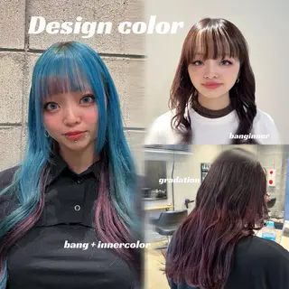 カラー 博多韓国ヘア/デジタ ルパーマ【美涼】のヘアスタイル