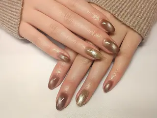 ミディアム AQUA nailのネイルデザイン
