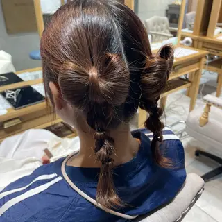 ヘアアレンジ 佐々木 悠莉のヘアスタイル