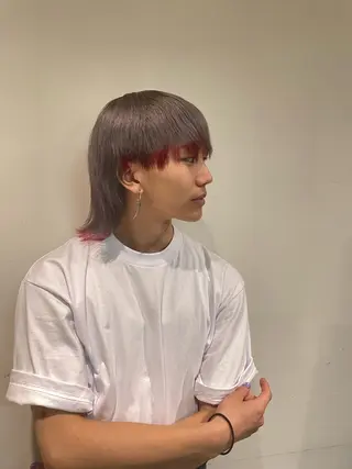 カラー メンズ 池谷 玲哉のヘアスタイル