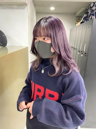 ロング yuna/ボブカット /ハイトーンカラーのヘアスタイル