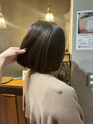 カラー saya 🧸 カット/縮毛矯正のヘアスタイル