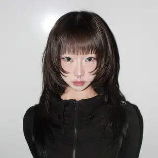 ロング 原宿//-KOKO- MOENOのヘアスタイル