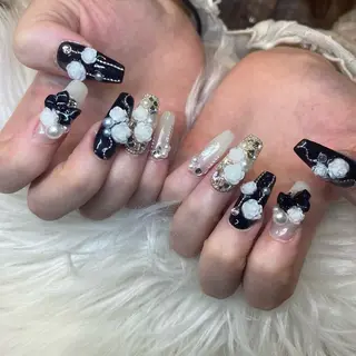 ロング HANA まいさのネイルデザイン