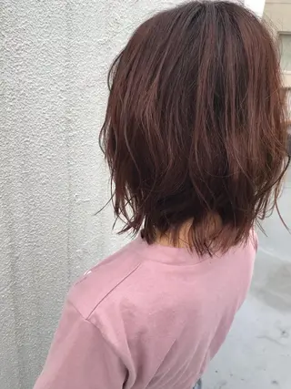 ショート カラー ヘアアレンジ Hair＆ＭakeEPIC所属・hair &make EPICRUMIのヘアスタイル