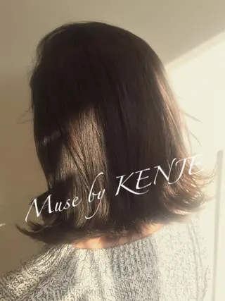 カラー うる艶レイヤーカット hinakoのヘアスタイル