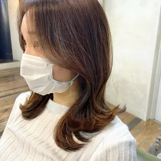 セミロング 渋谷/メンズパーマ/ ミディアム/田代昂平のヘアスタイル