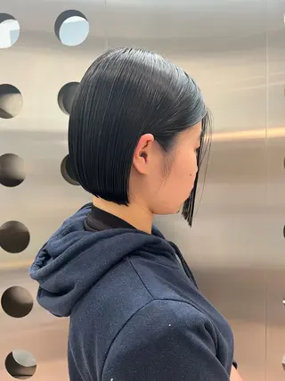 ミディアム 堀江 /木下椋麻のヘアスタイル