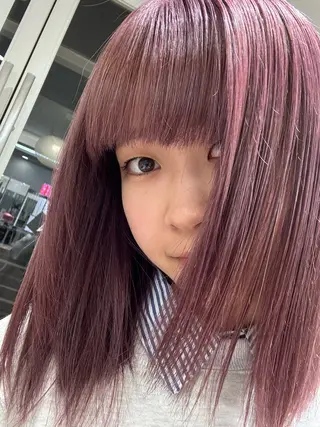 ミディアム カラー 無料ボブカットモデル 様募集中/あいらのヘアスタイル