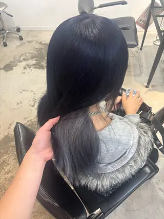 ロング カラー 透明感 ハイトーン デザイン🎀💭のヘアスタイル