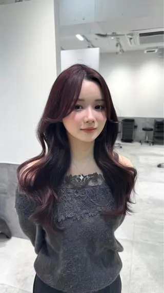 ロング カラー GO TODAY 原宿Verno店所属・韓国系支持率No.1 レイヤー特化/きょうのヘアスタイル