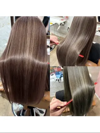 ロング 得本 ゆきのヘアスタイル