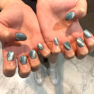 ネイル mofie🤍ユミ/ 恵比寿/パラジェルのネイルデザイン