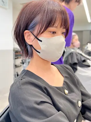 ショート カラー 夏山 秀憲のヘアスタイル